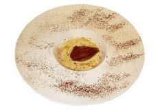 Chocomousse met vanillesaus